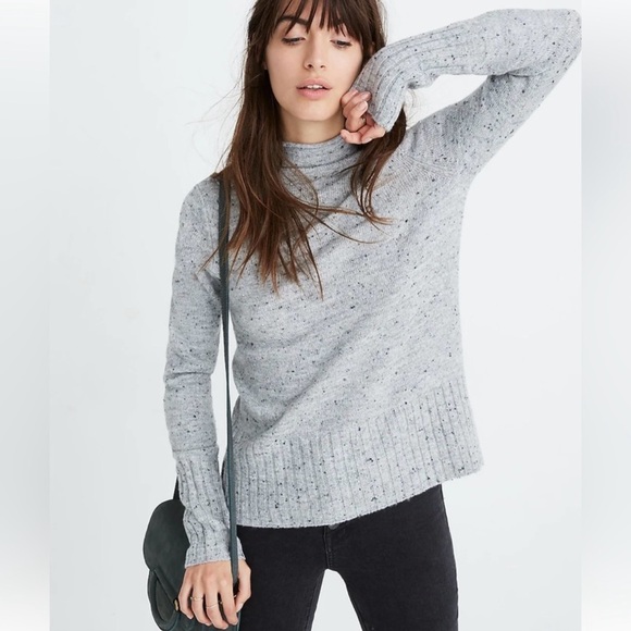 Madewell Sweaters - Madewell Donegal Wool Blend Turtleneck Sweater